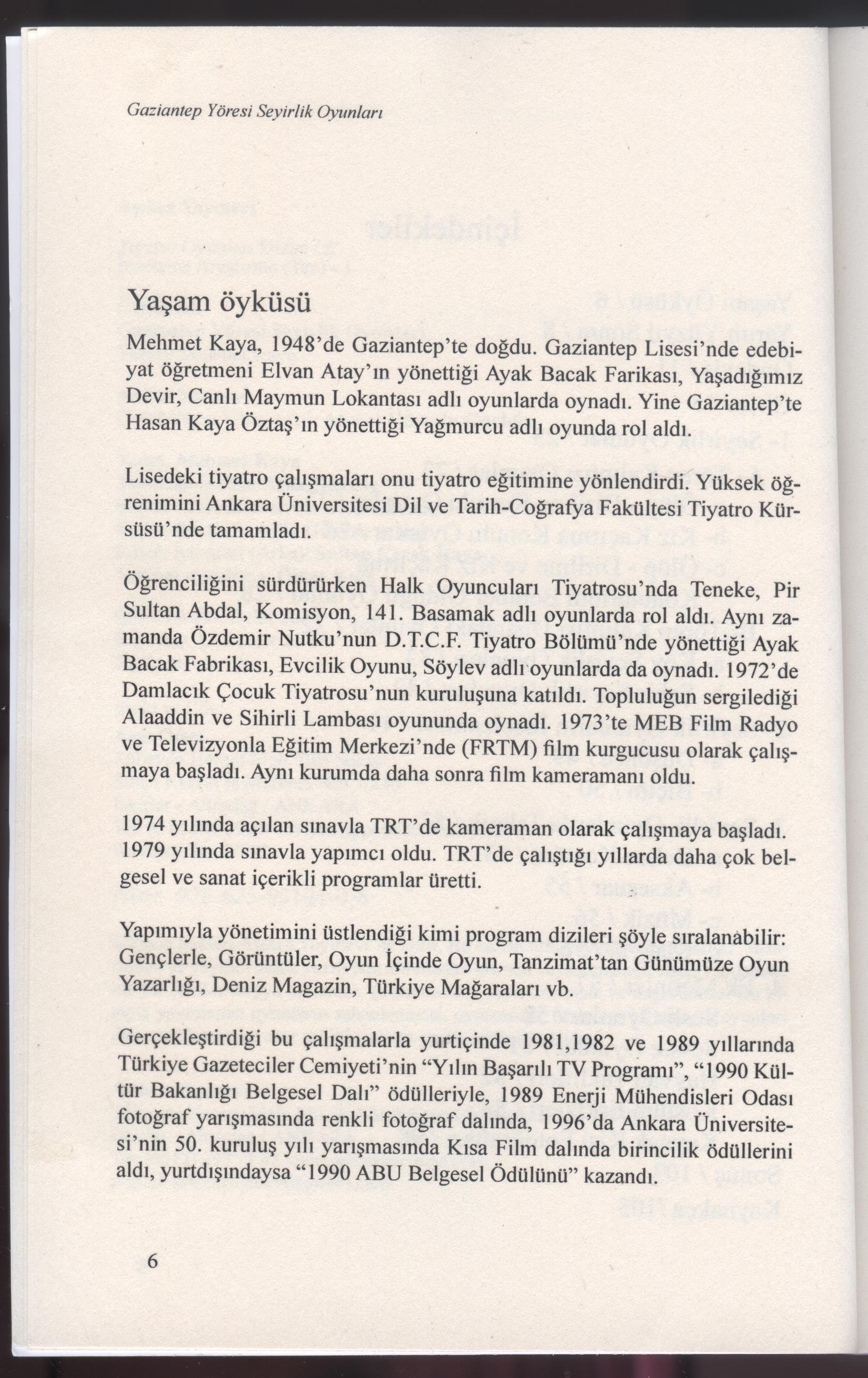 7 Gaziantep Yresi Seyirlik Oyunlar